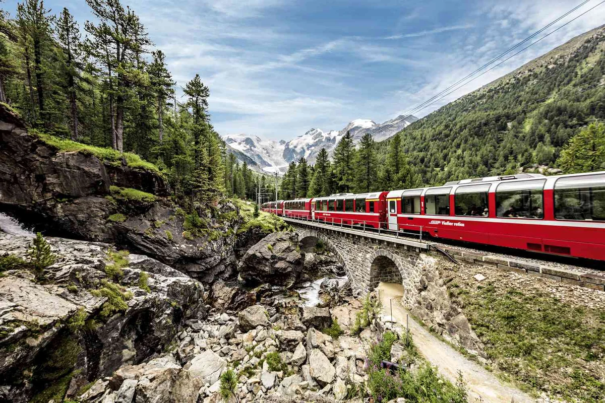Bernina Express, Switzerland to Italy